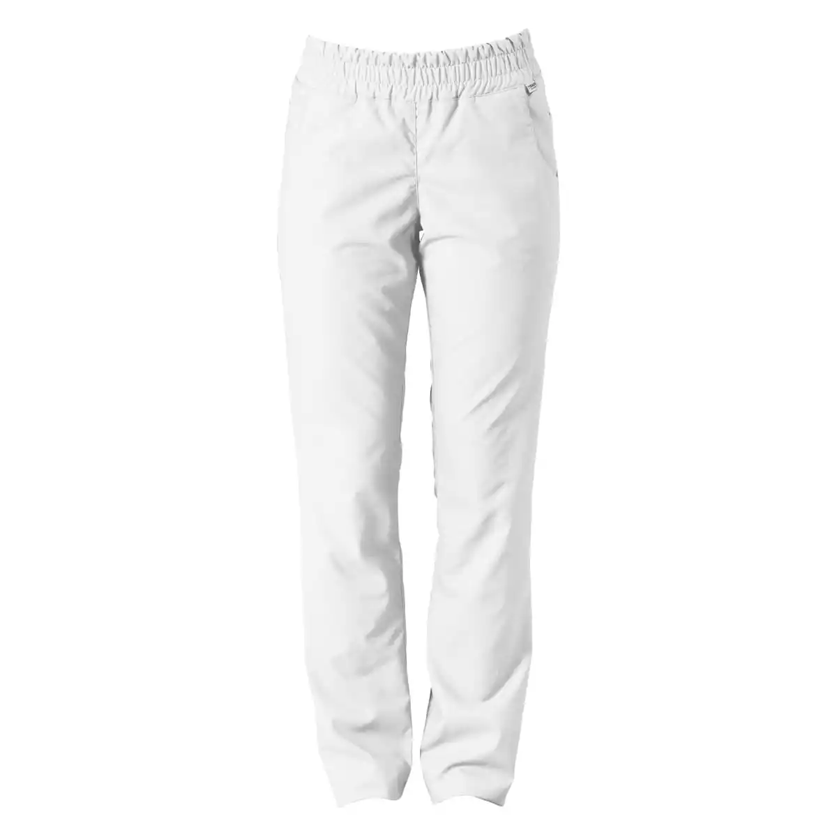  Damesbroek Napoli met elastische tailleband wit