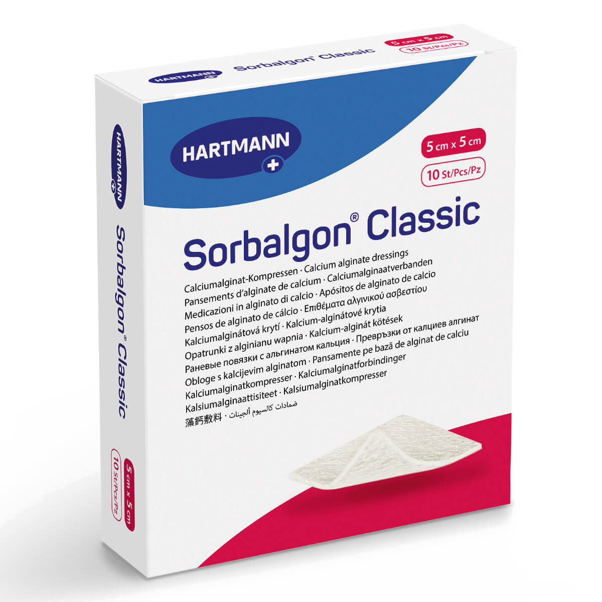 Sorbalgon klassiek alginaatkompres  Sorbalgon klassiek alginaatkompres