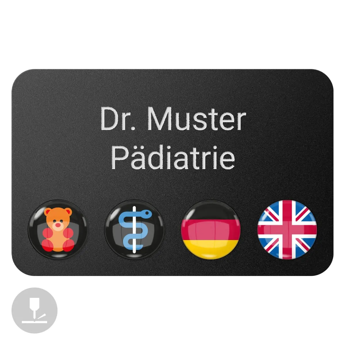  Magnetisch naamplaatje "DocTag"