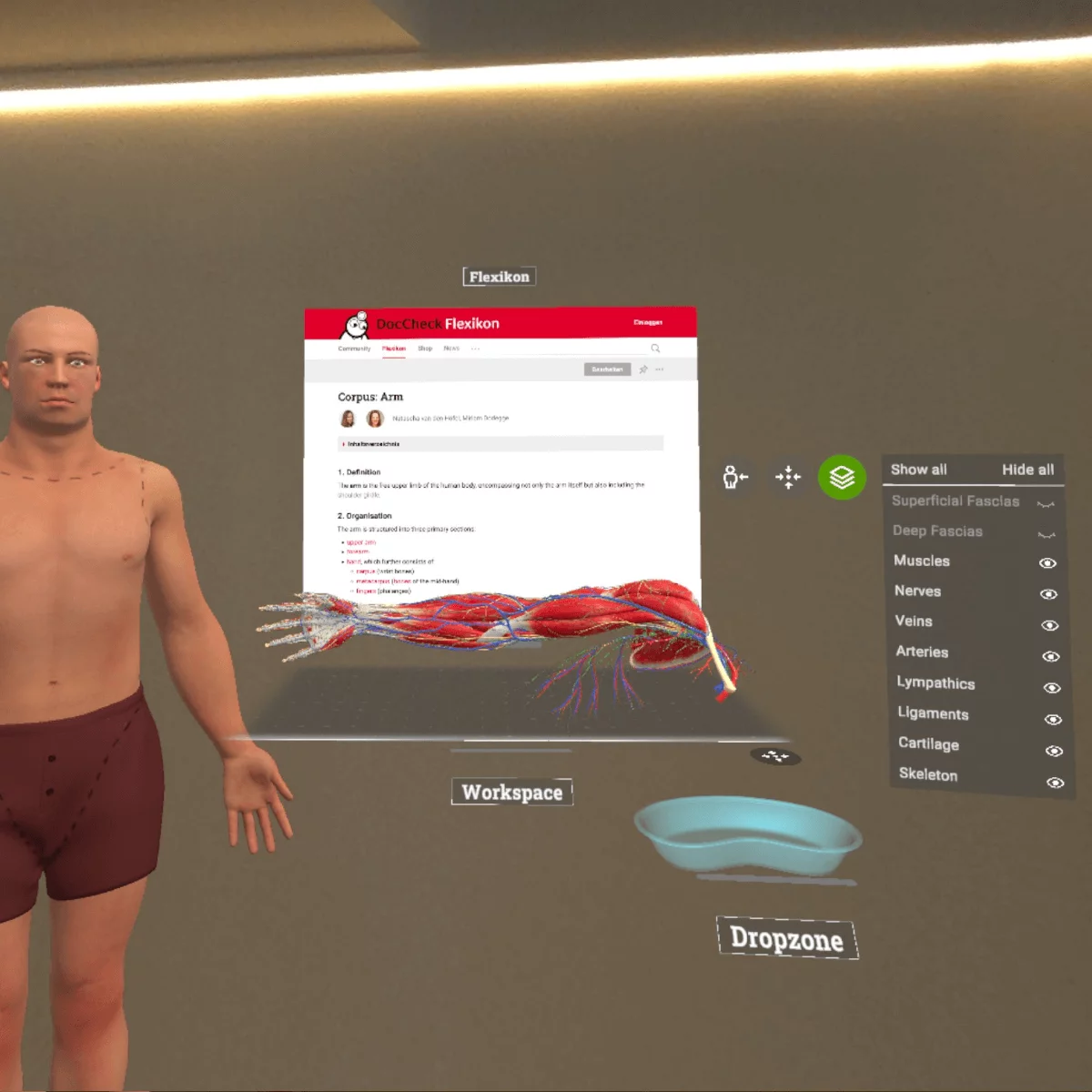  Mixed reality anatomie-app “Corpus” voor Meta Quest 3/3S