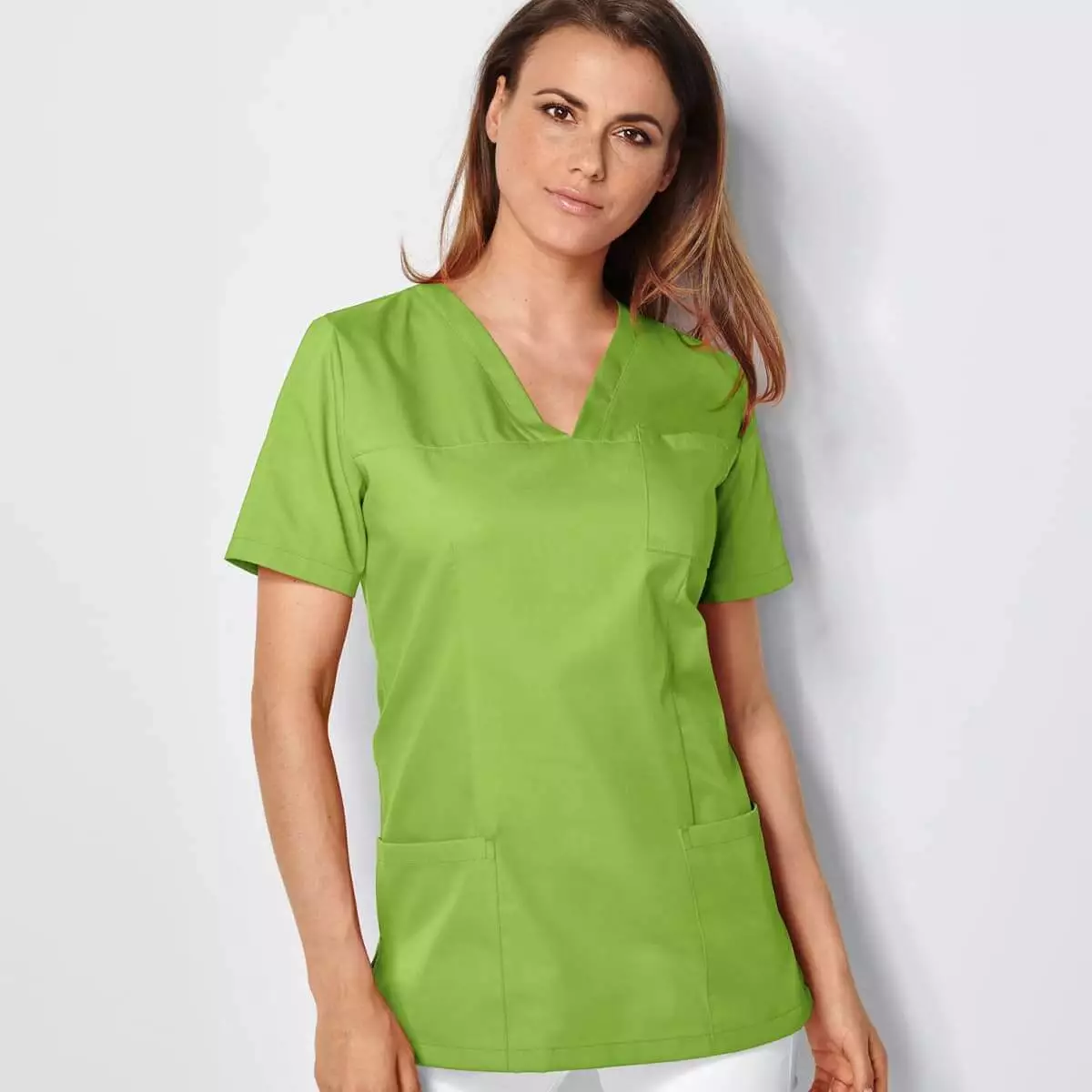  Slip-on tuniek Roma met V-hals voor dames