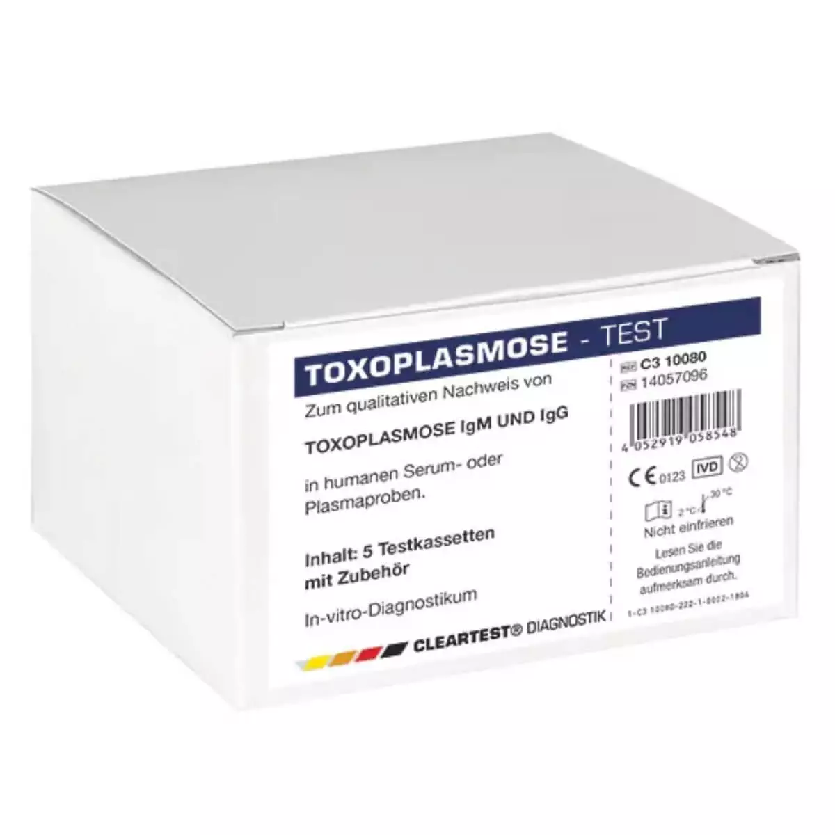 Cleartest Toxo, parasiet toxoplasmose sneltest