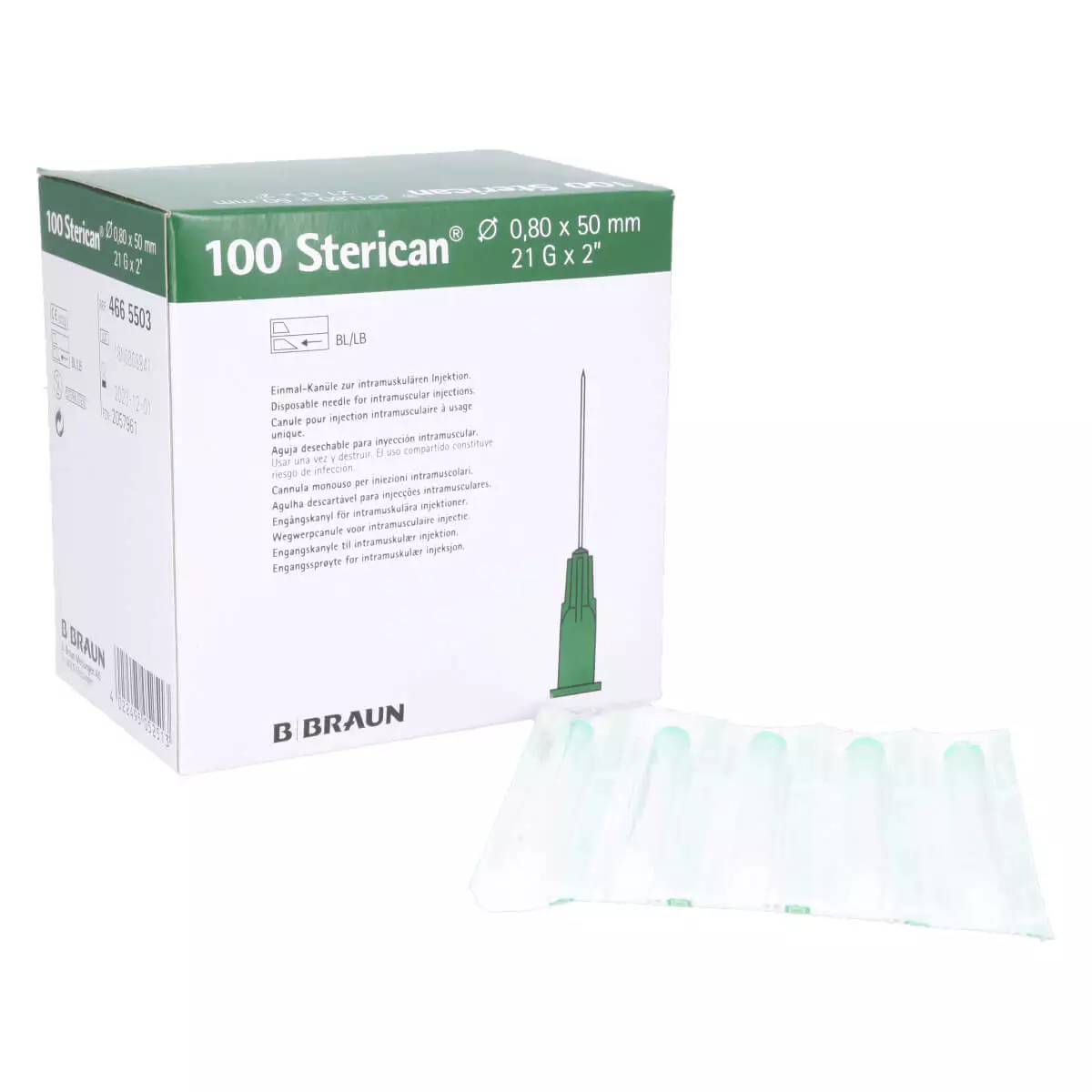  Sterican canules voor intramusculaire toepassingen