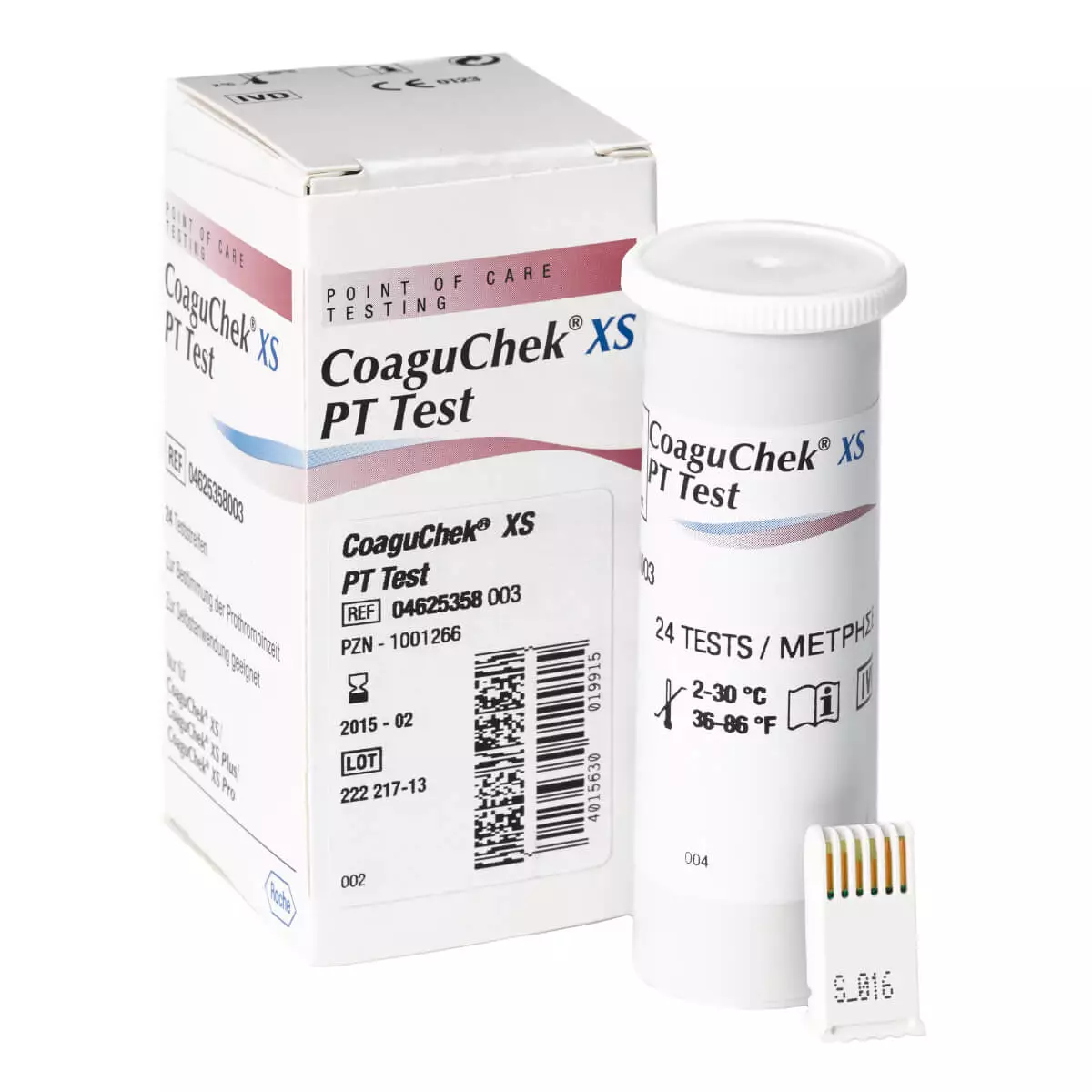  CoaguChek XS PT teststrookjes