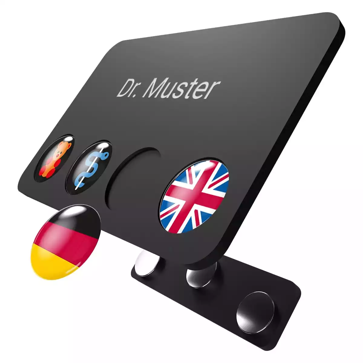  Magnetisch naamplaatje "DocTag"