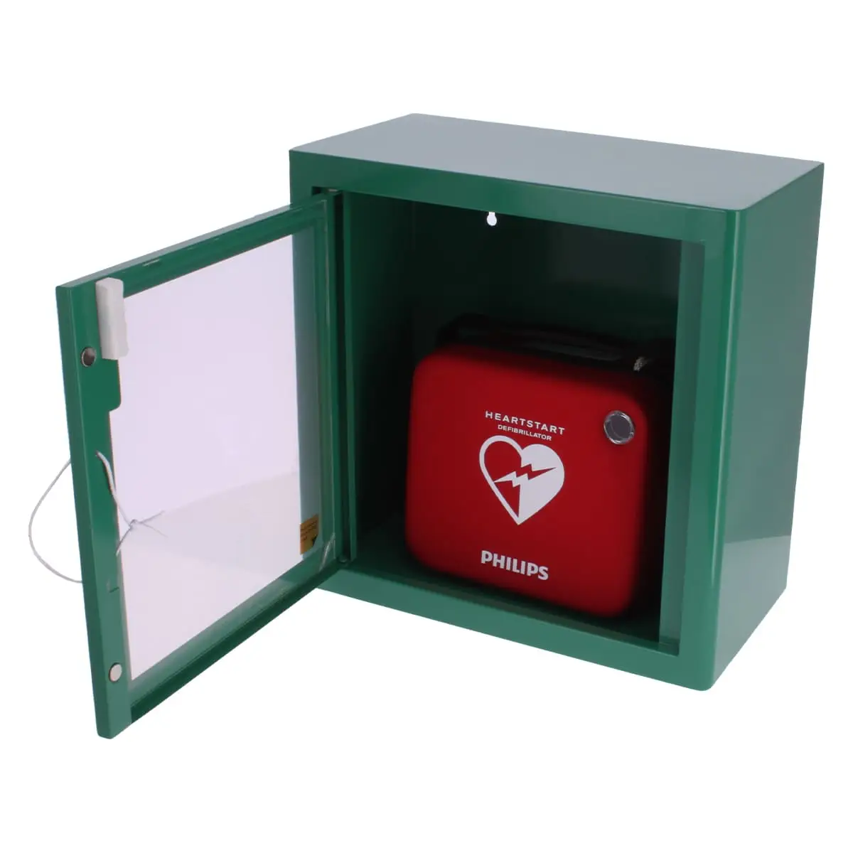 AED-kast met alarm voor gebruik binnen 
