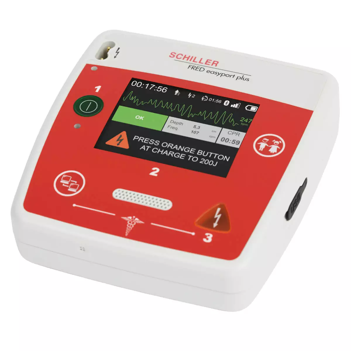  FRED easyport plus MAN defibrillator