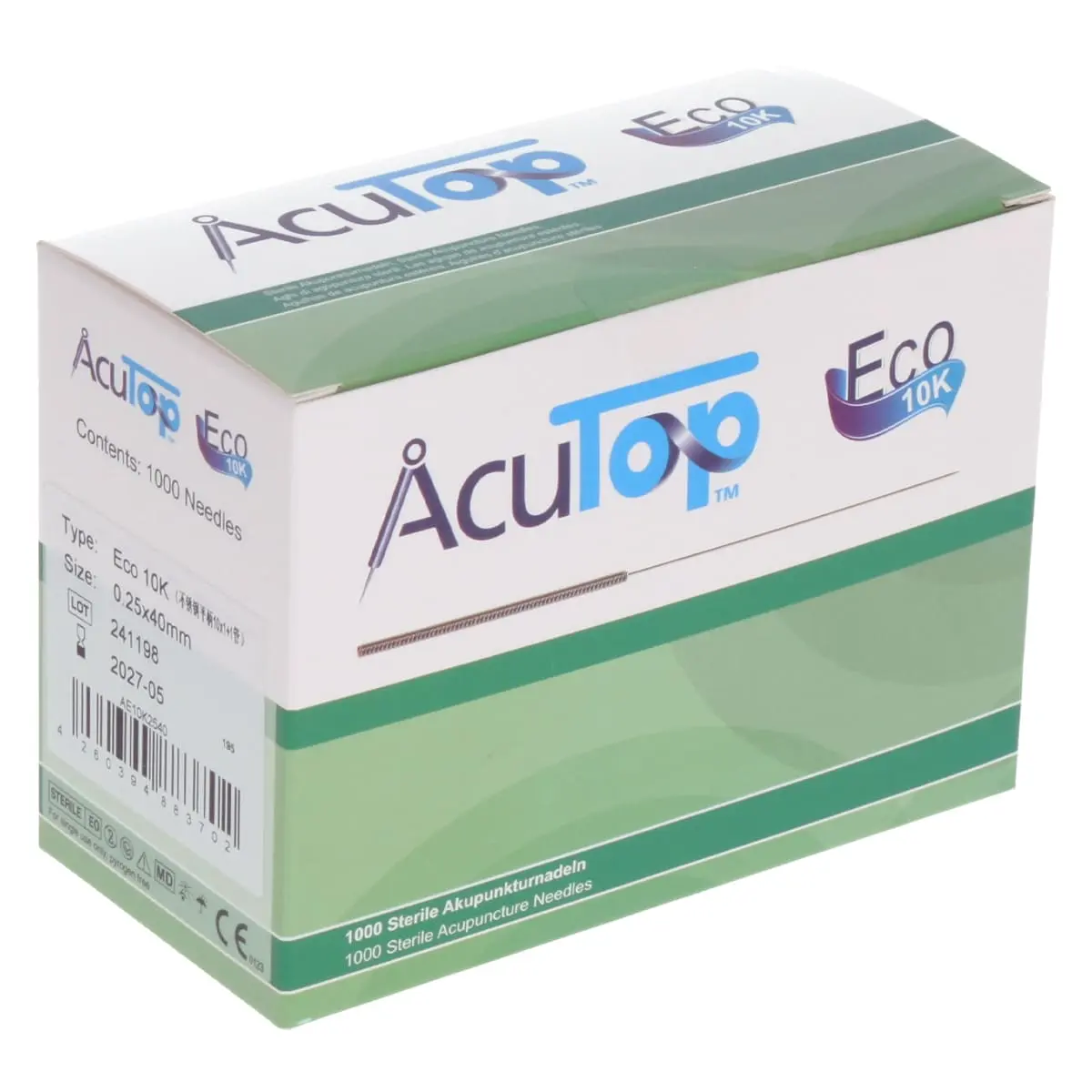 Eco 10K-Type Acupunctuurnaalden Eco 10K-Type Acupunctuurnaalden