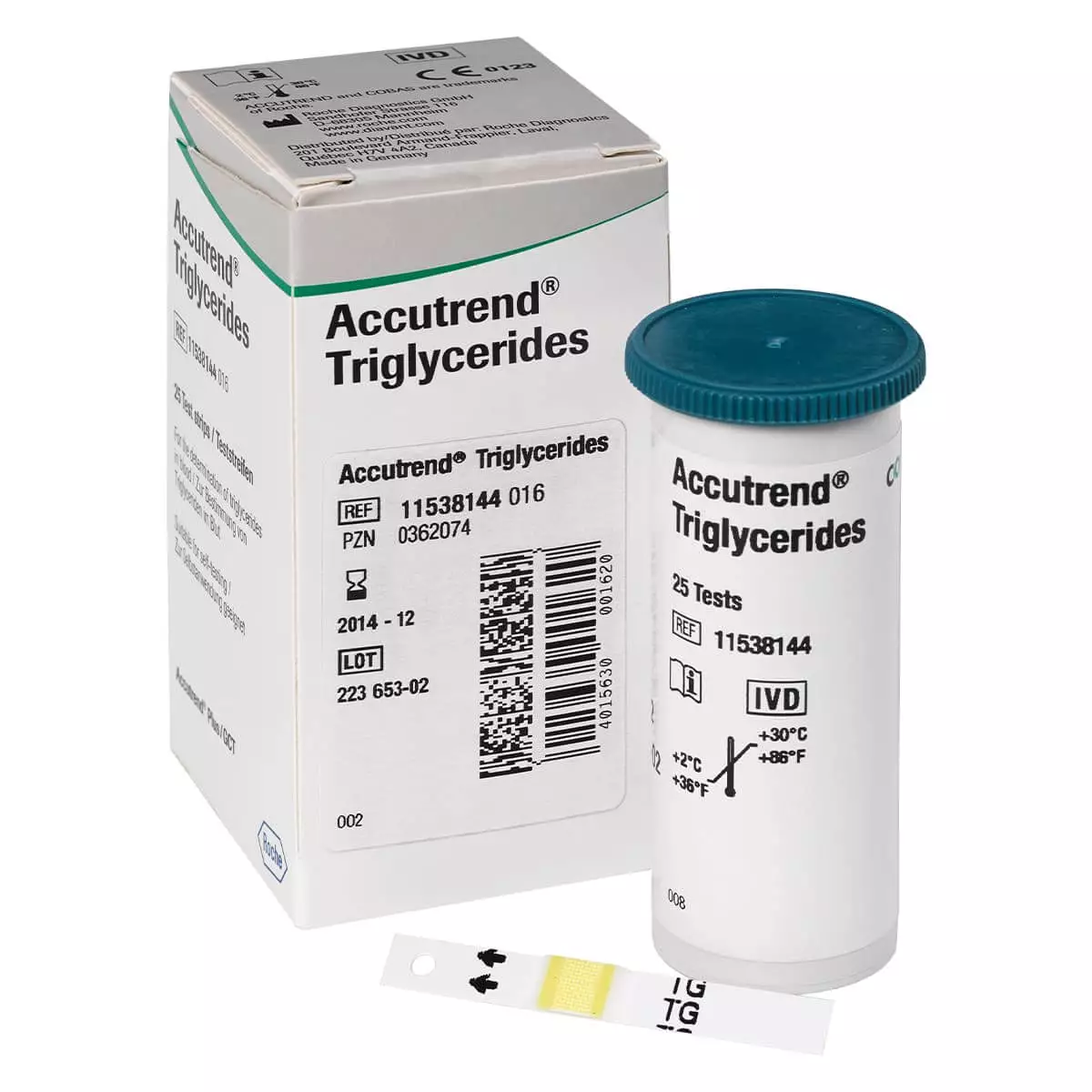  Accutrend triglyceriden teststrips