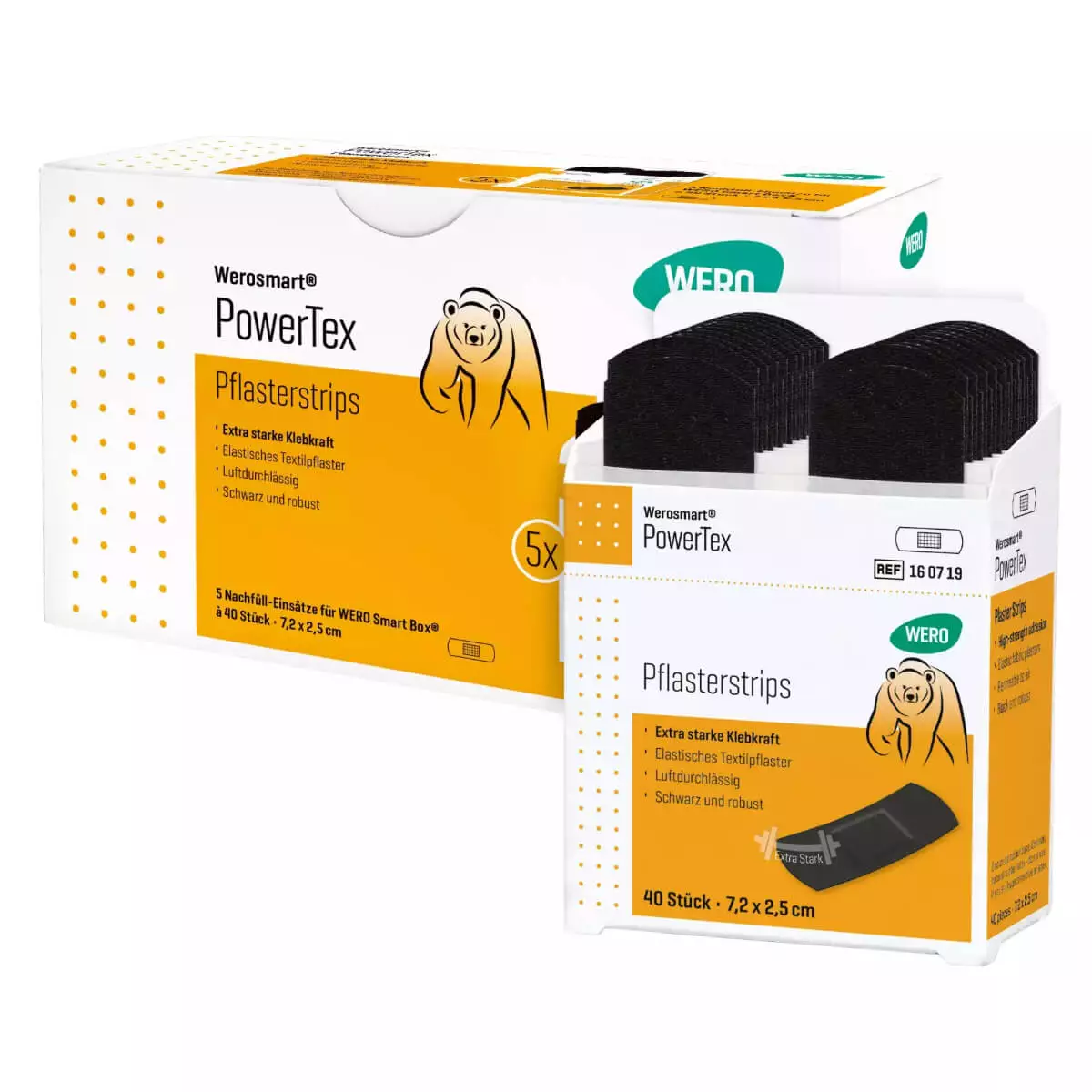  Werosmart PowerTex pleisterdoosjes voor dispensers