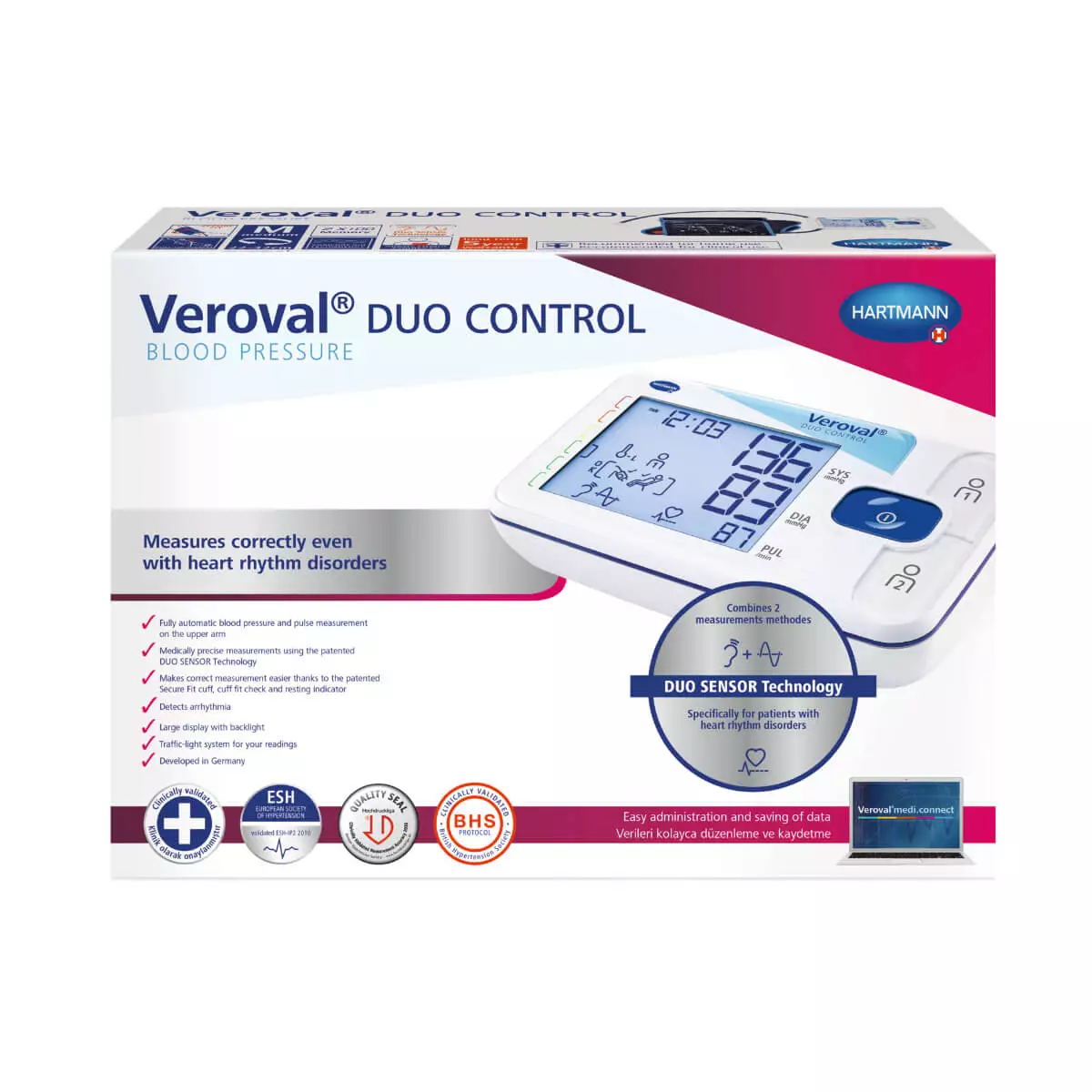  Veroval DUO CONTROL bovenarmbloeddrukmeter