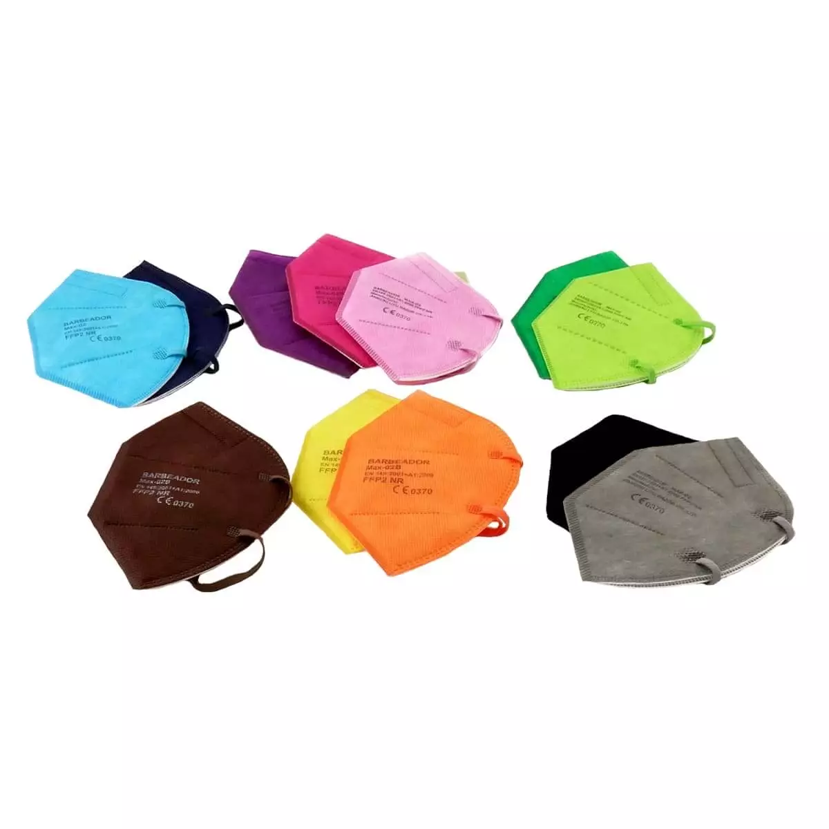  FFP2 beademingsapparaat in verschillende kleuren