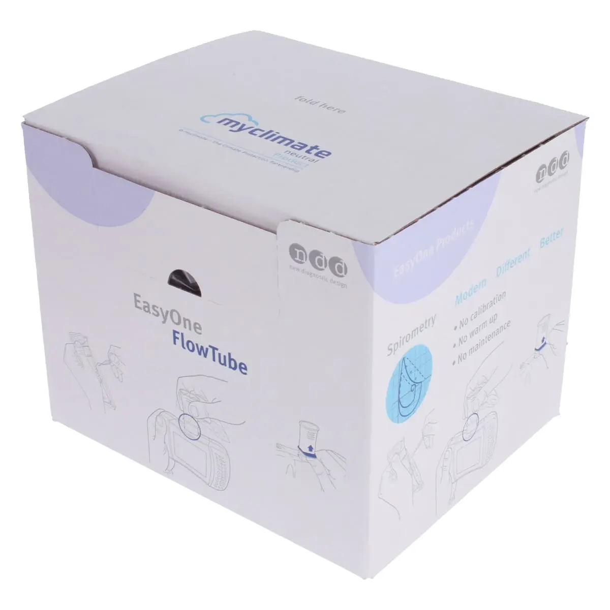 FlowTube mondstukken voor EasyOne luchtspirometer FlowTube mondstukken voor EasyOne luchtspirometer