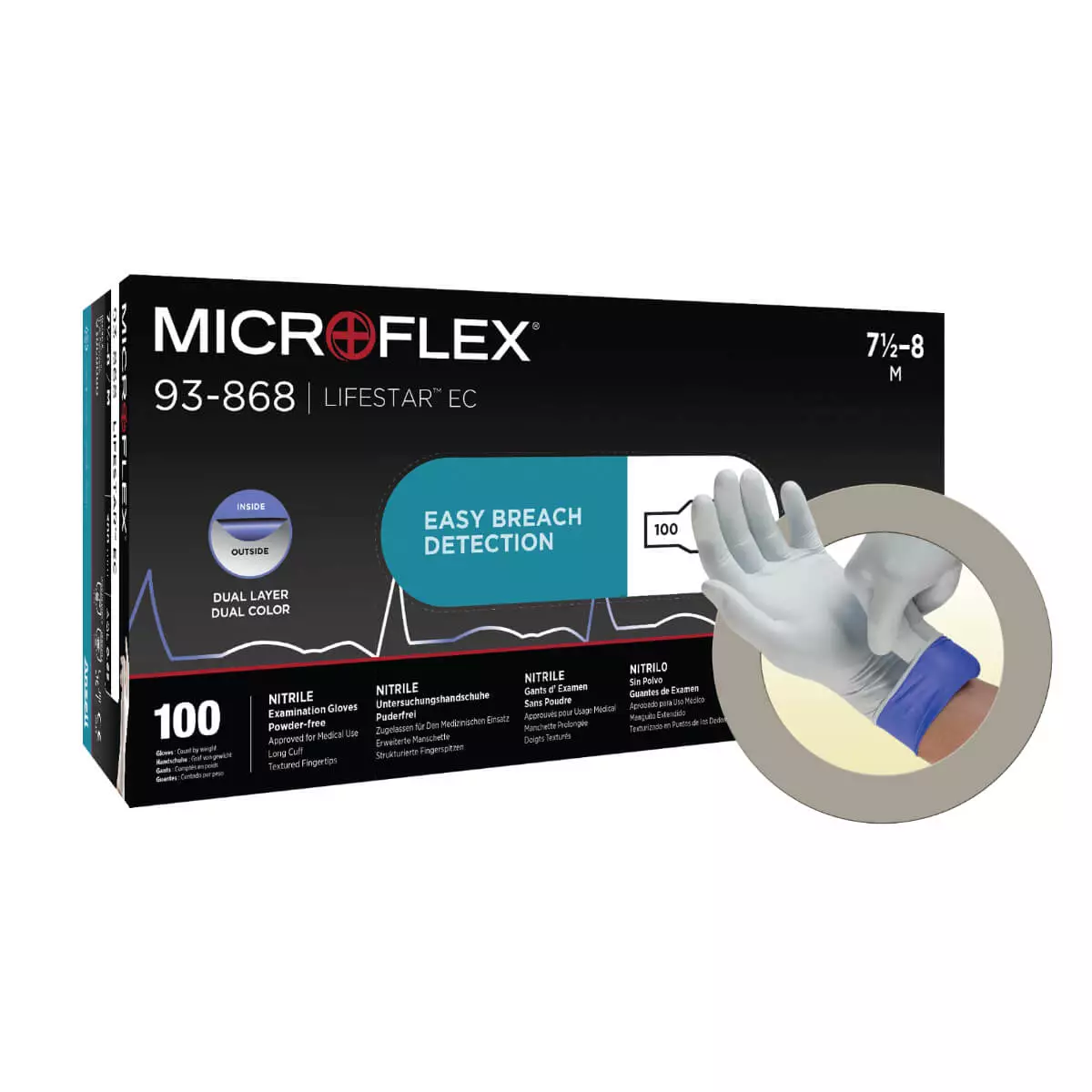  MICROFLEX® LifeStar EC™ 93-868 Nitril handschoen