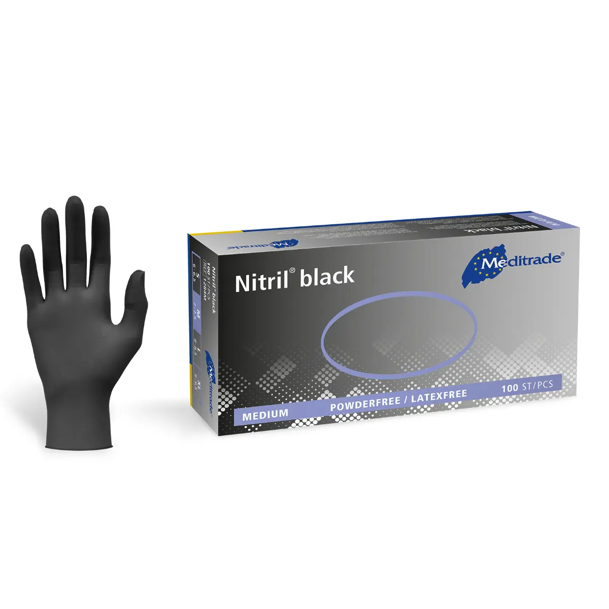 Nitril Zwarte Handschoenen Nitril Zwarte Handschoenen