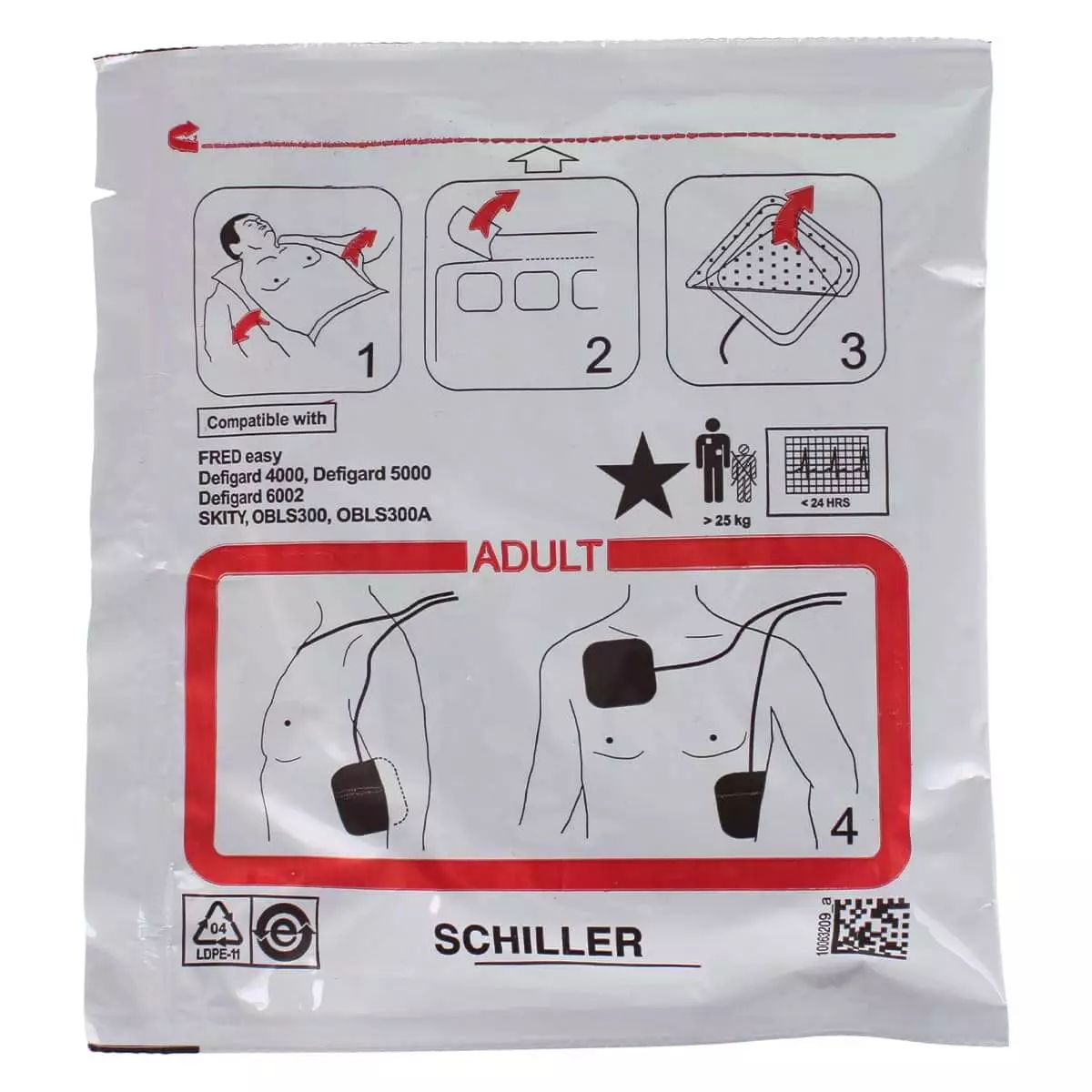  Elektroden voor FRED easy defibrillatoren
