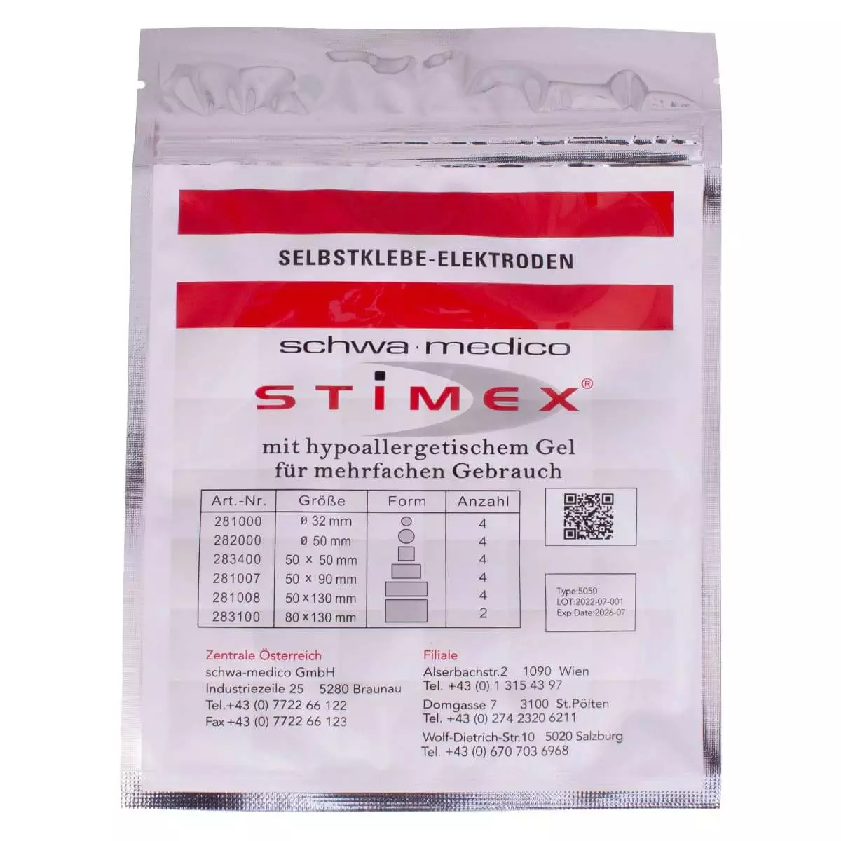  Pierenplus Basic Stimex plakelektroden