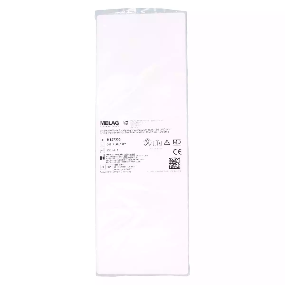 Papieren filter voor eenmalig gebruik  Papieren filter voor eenmalig gebruik