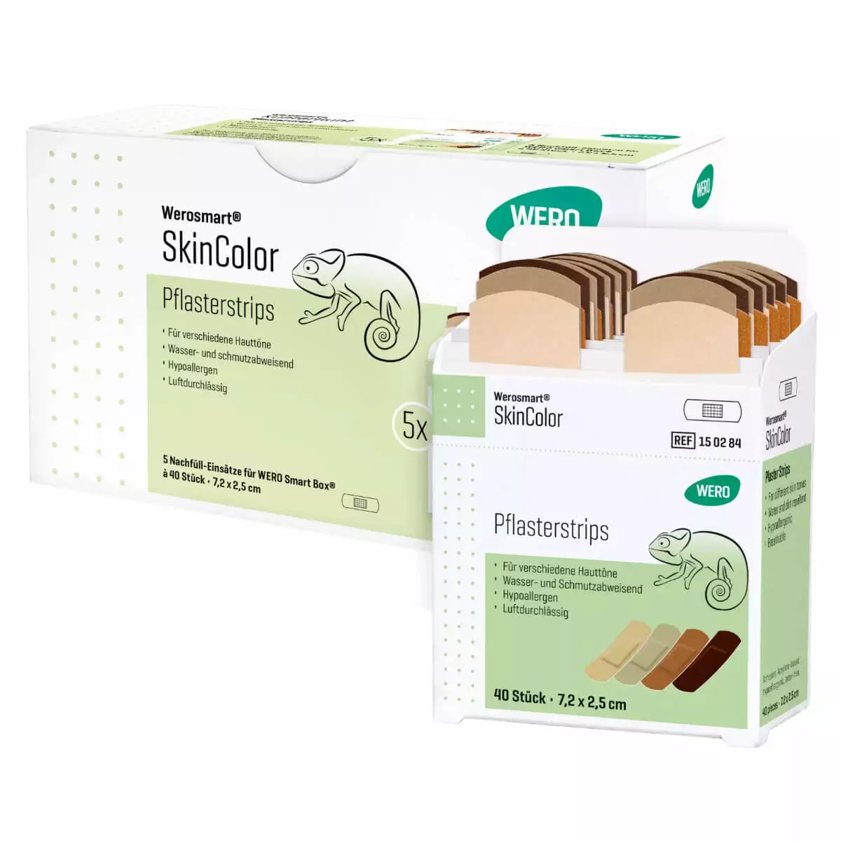  Werosmart SkinColor pleisterdoosjes voor dispensers