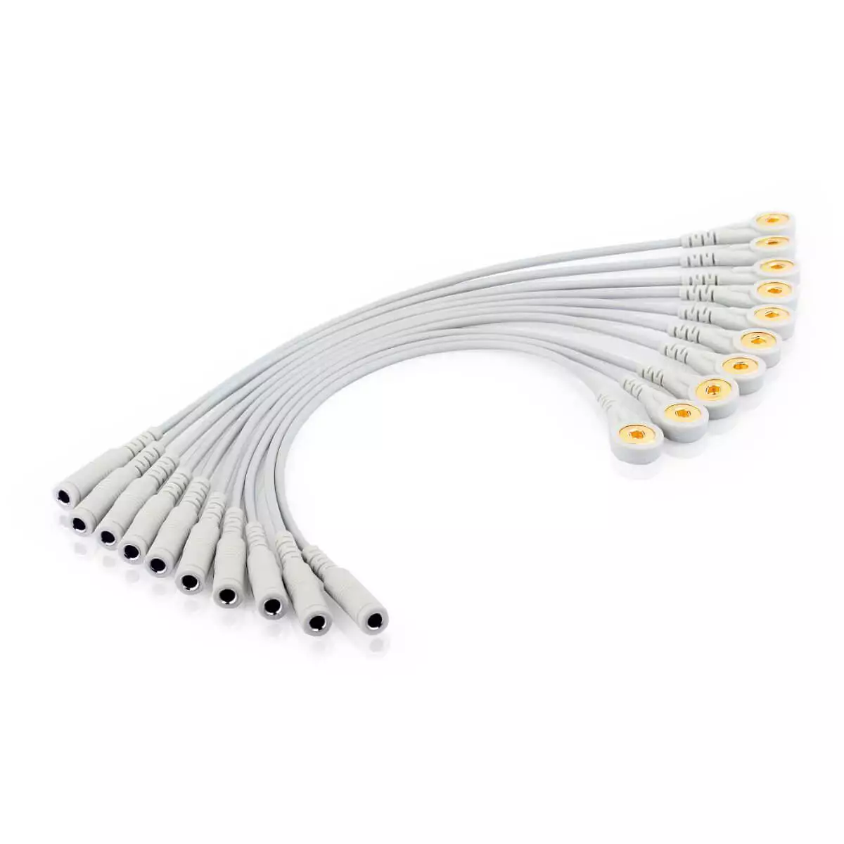  Drukknop/banaanstekkeradapter voor Edan SE-12 ECG