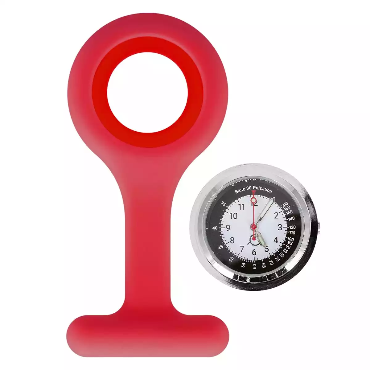  Siliconen verpleegstershorloge met clip "Tic"