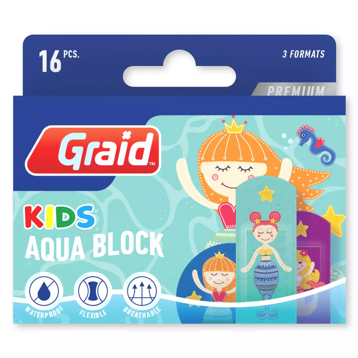 Aqua Block Kids Premium pleisters