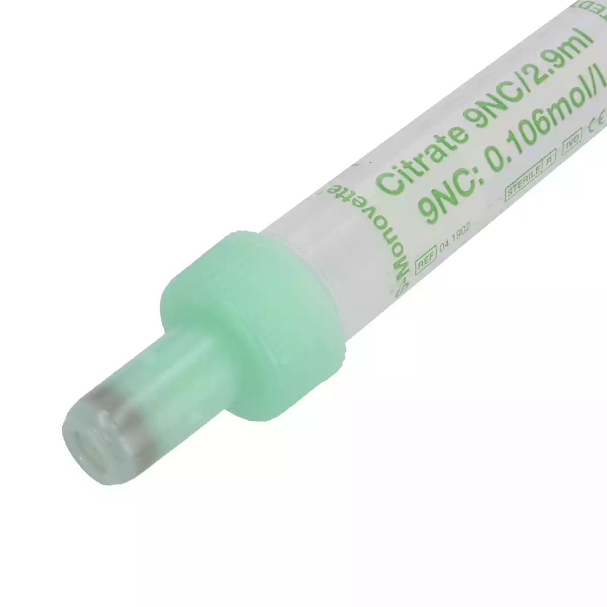  S-monovette voor stollingsfysiologisch onderzoek