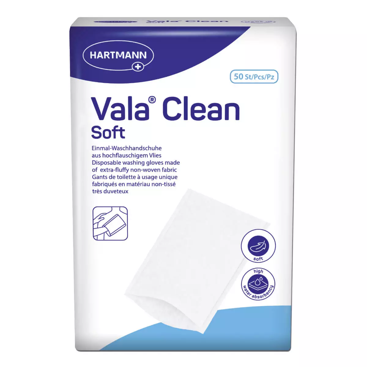 Vala Clean soft washandje Vala Clean soft washandje