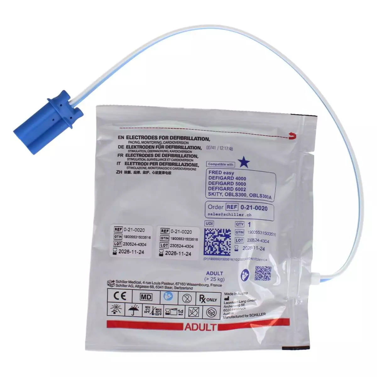  Elektroden voor FRED easy defibrillatoren