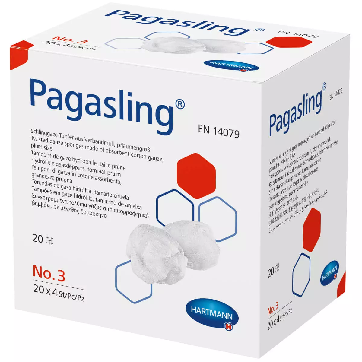  Pagasling steriele loop gauze swabs