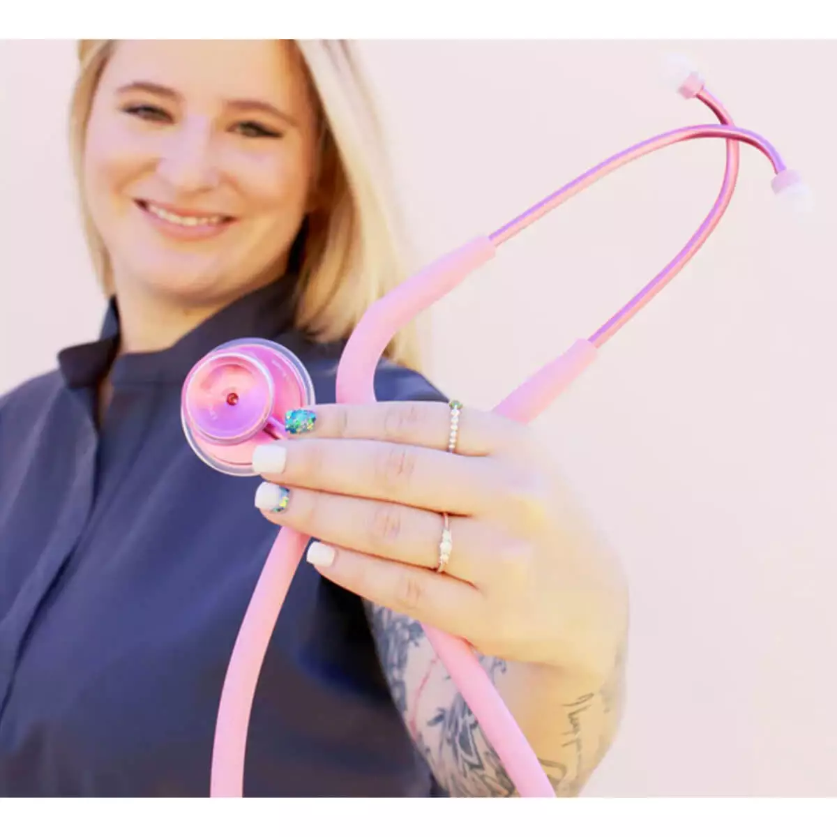  Acoustica stethoscoop Roze