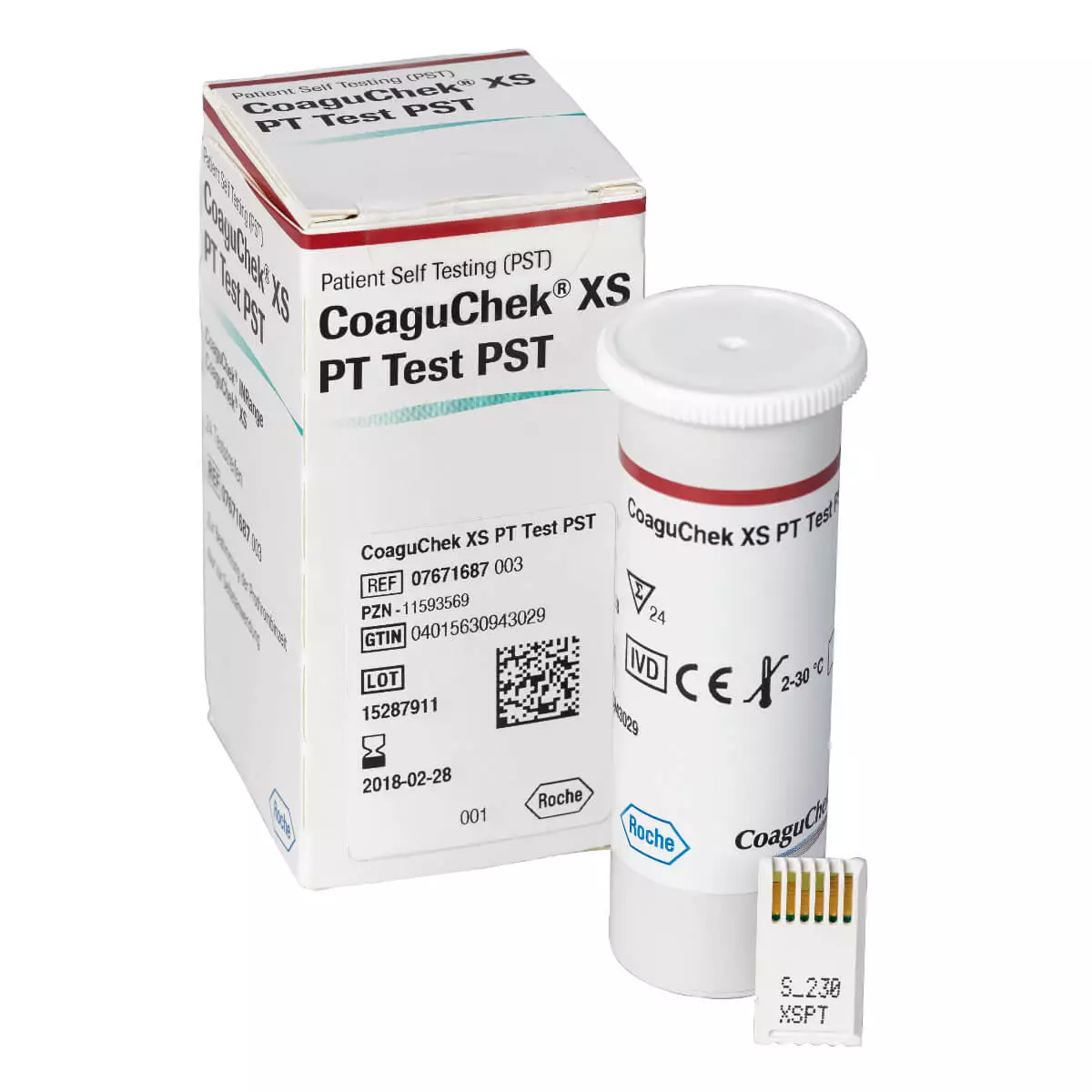  CoaguChek INRange analyser met systeemtasje
