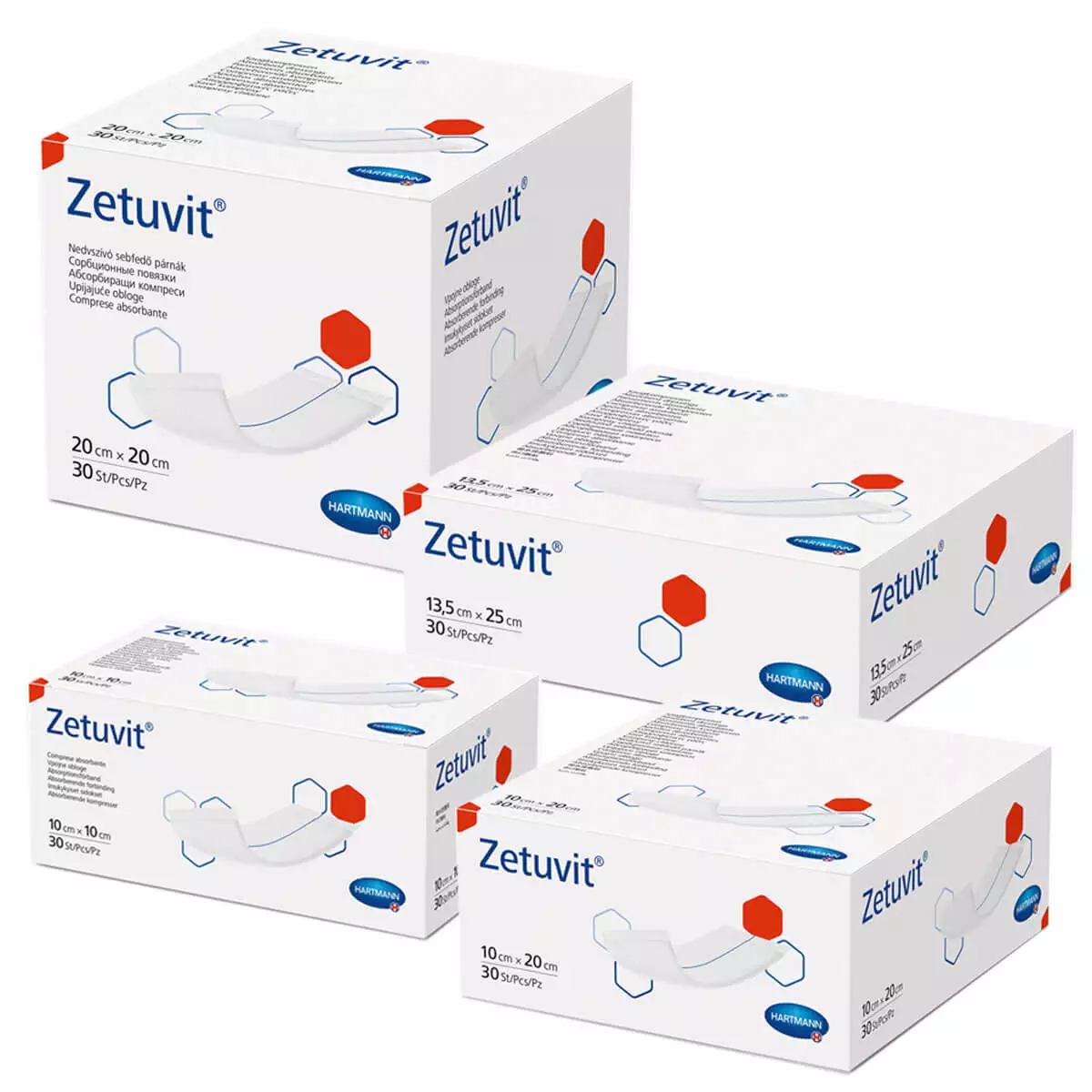  Zetuvit absorberende verbanden niet-steriel