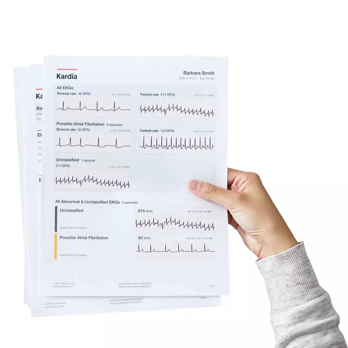  KardiaMobile® Smartphone 1-kanaals ECG
