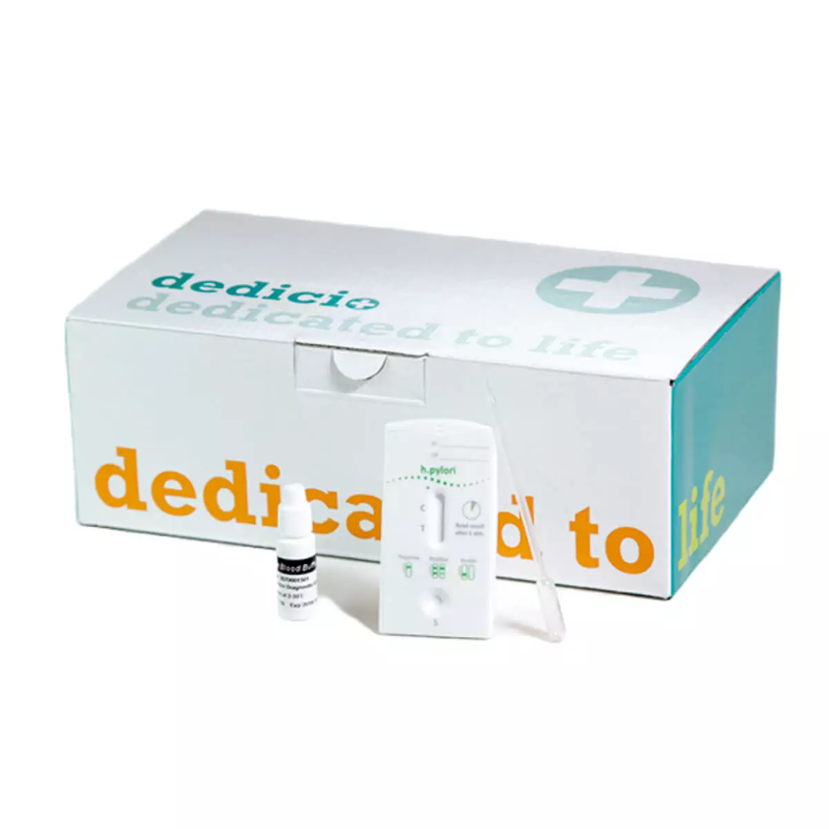 dedicio H. pylori AB antistof testcassetten dedicio H. pylori AB antistof testcassetten