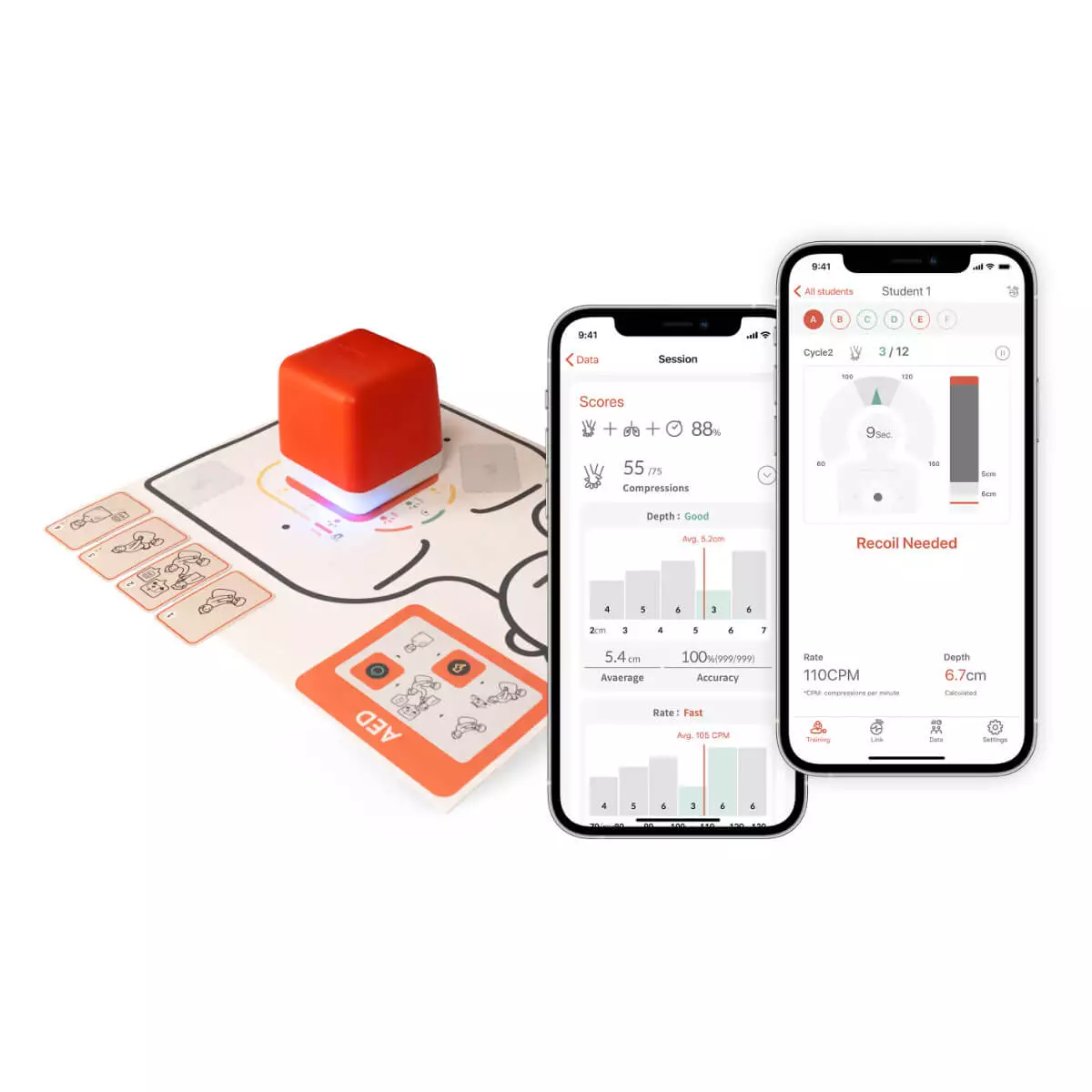 cprCUBE PRO Reanimatietrainer cprCUBE PRO Reanimatietrainer