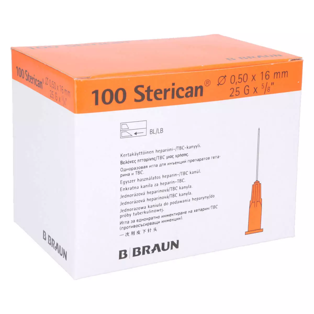  Sterican canules voor heparine en tuberculine