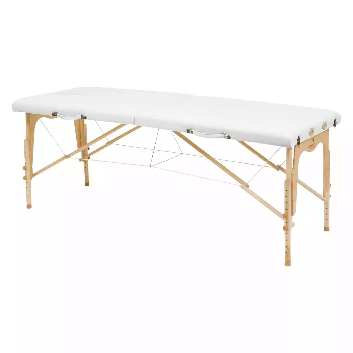 In hoogte verstelbare koffer massagebank In hoogte verstelbare koffer massagebank