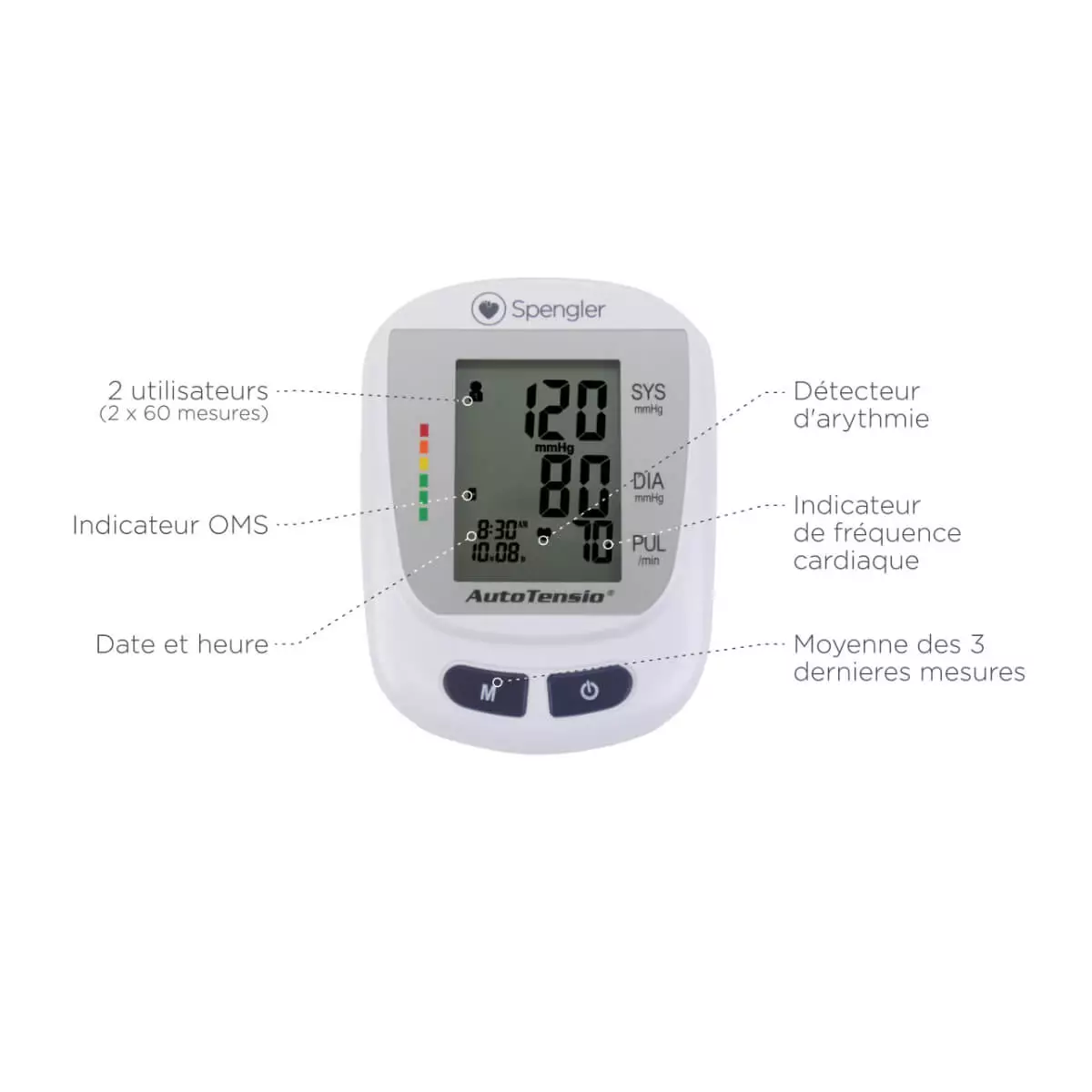  Autotensio bloeddrukmeter voor de bovenarm