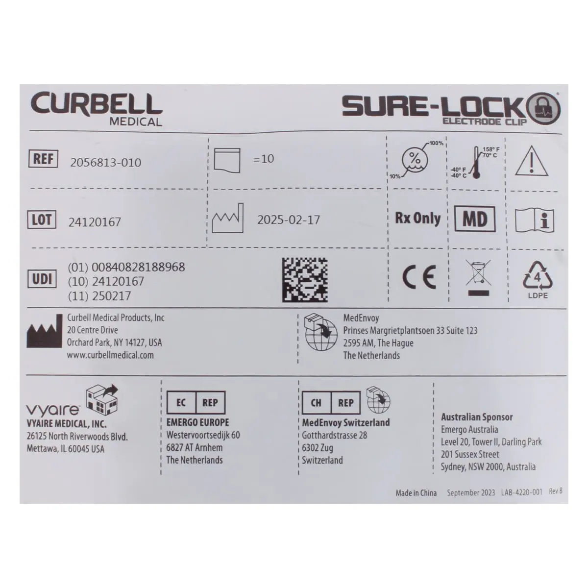  Sure-Lock ECG-clips