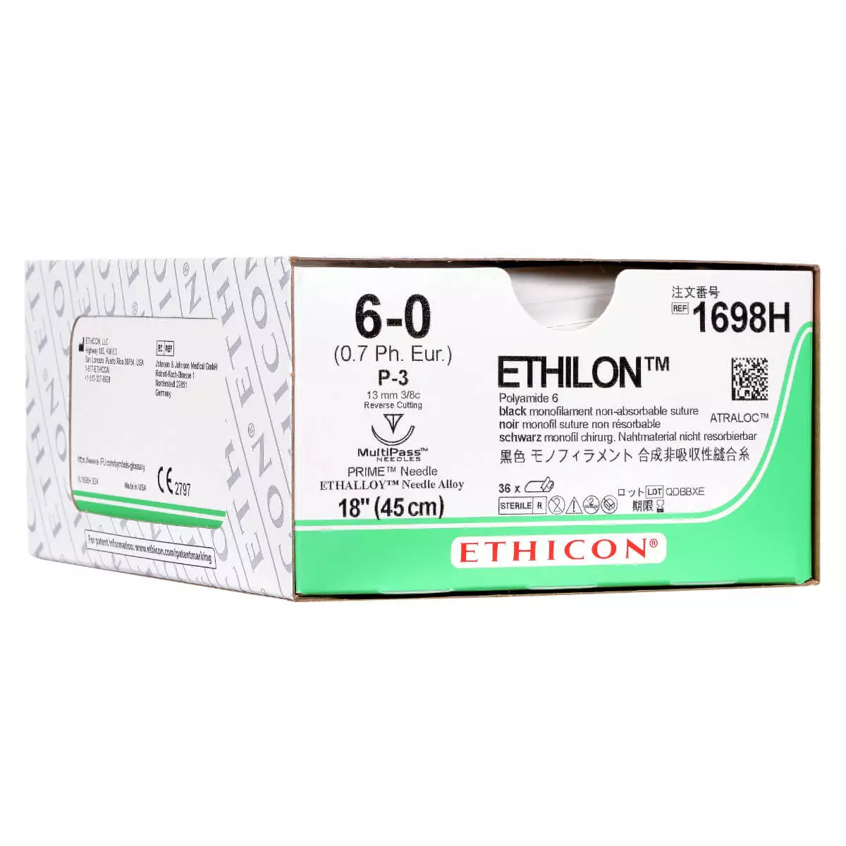  ETHILON (polyamide) hechtmateriaal