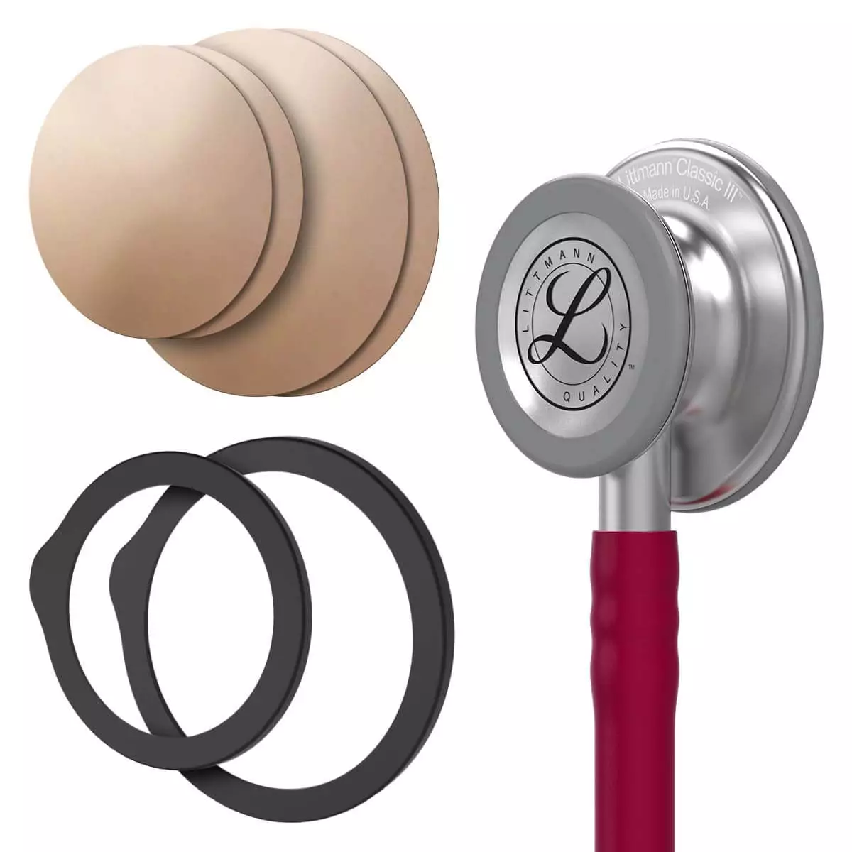  Voordeelpakket: Littmann® Classic III™ stethoscoop + antimicrobieel kopermembraan "Drums"