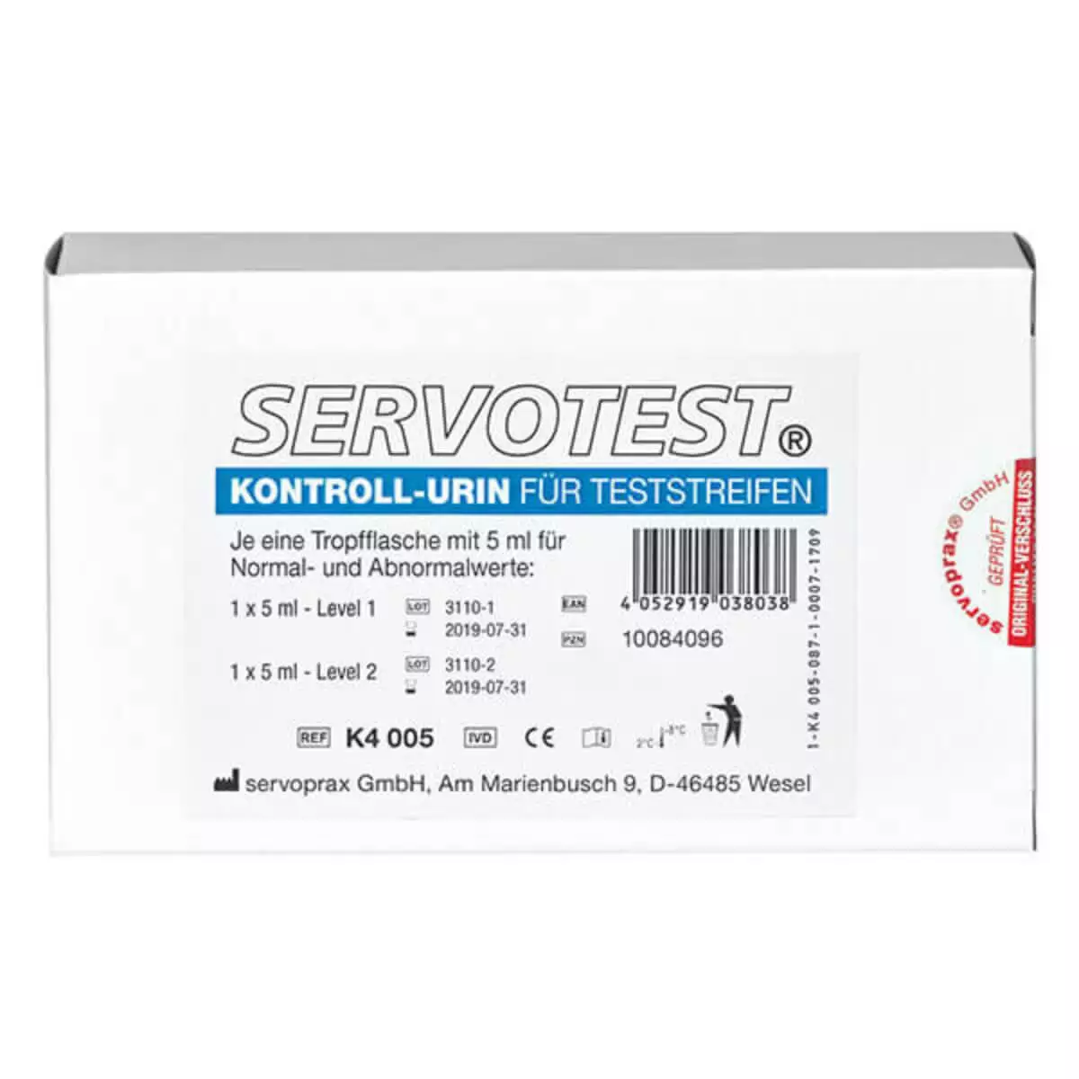  SERVOTEST Besturing
