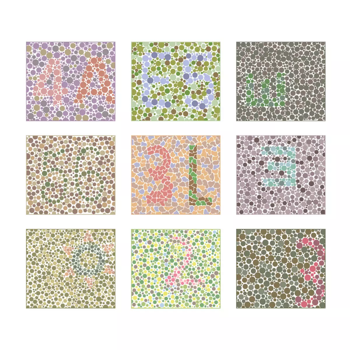 Ishihara kleurentesten