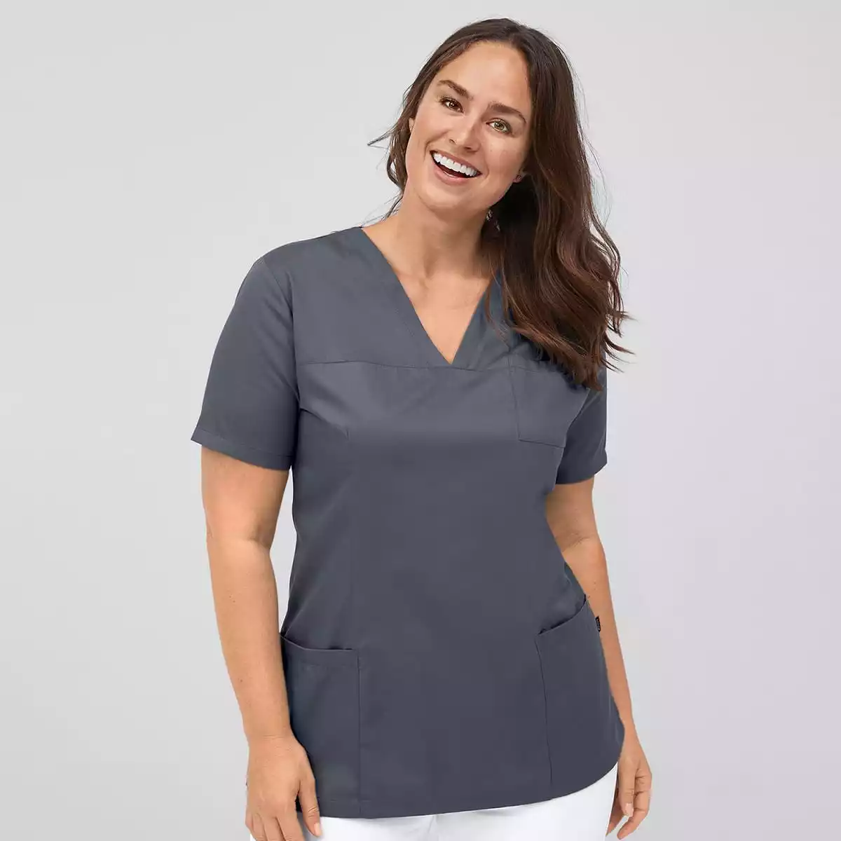  Slip-on tuniek Roma met V-hals voor dames