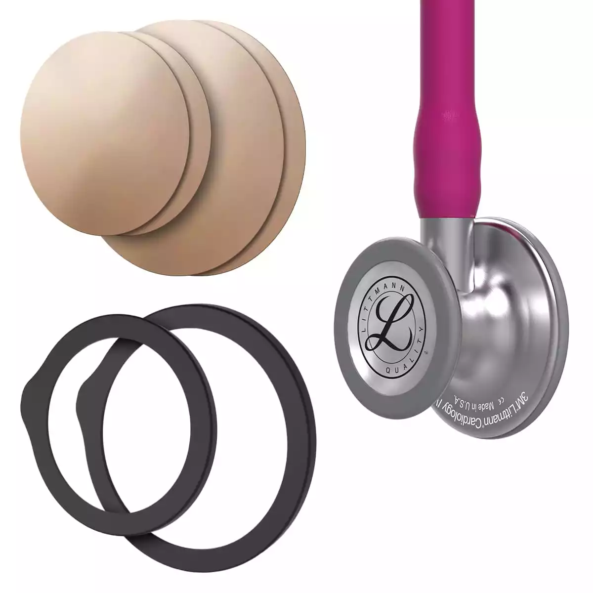  Voordeelpakket: Littmann® Cardiology IV™ stethoscoop + antimicrobieel kopermembraan "Drums"