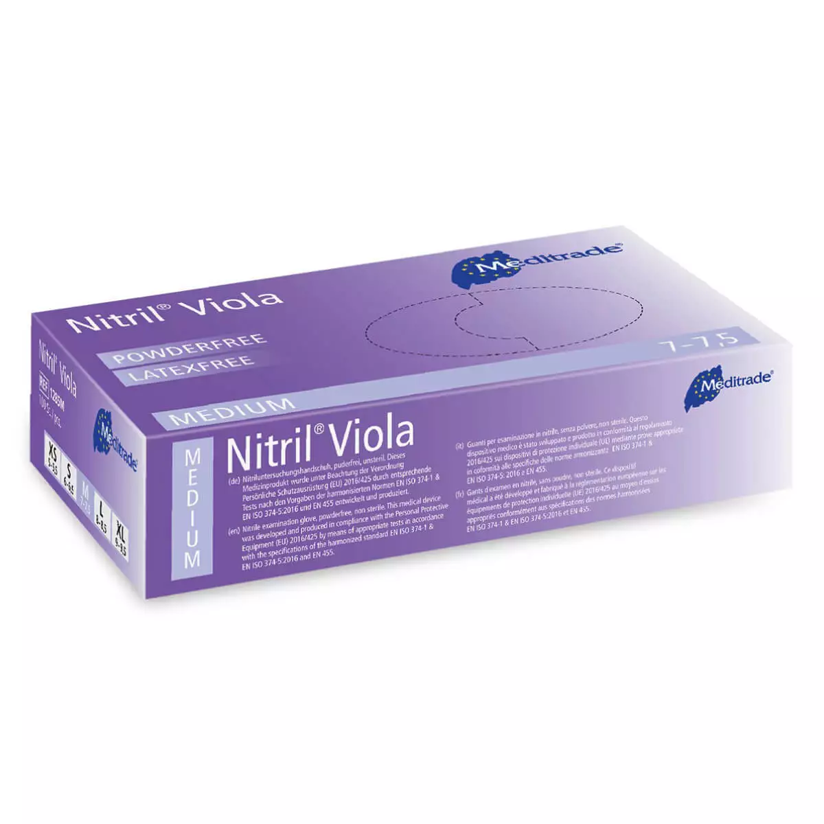  Nitril Viola Onderzoekshandschoenen