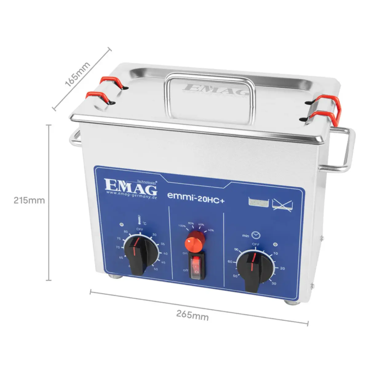 Emmi-20 HC Plus ultrasoon reinigingsapparaat Emmi-20 HC Plus ultrasoon reinigingsapparaat