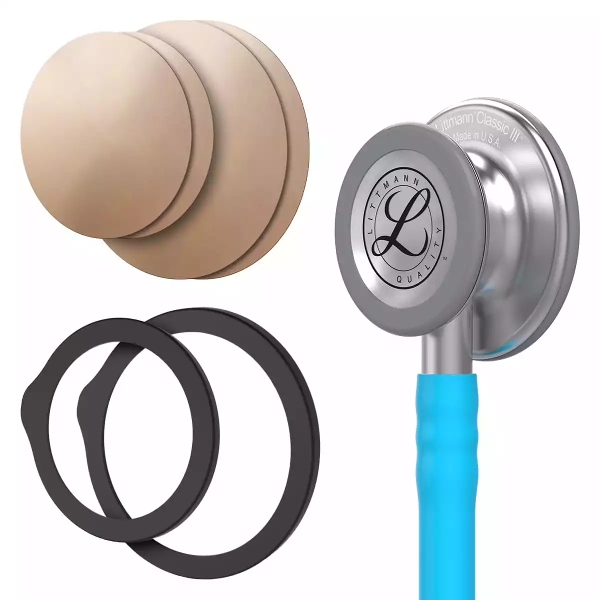  Voordeelpakket: Littmann® Classic III™ stethoscoop + antimicrobieel kopermembraan "Drums"