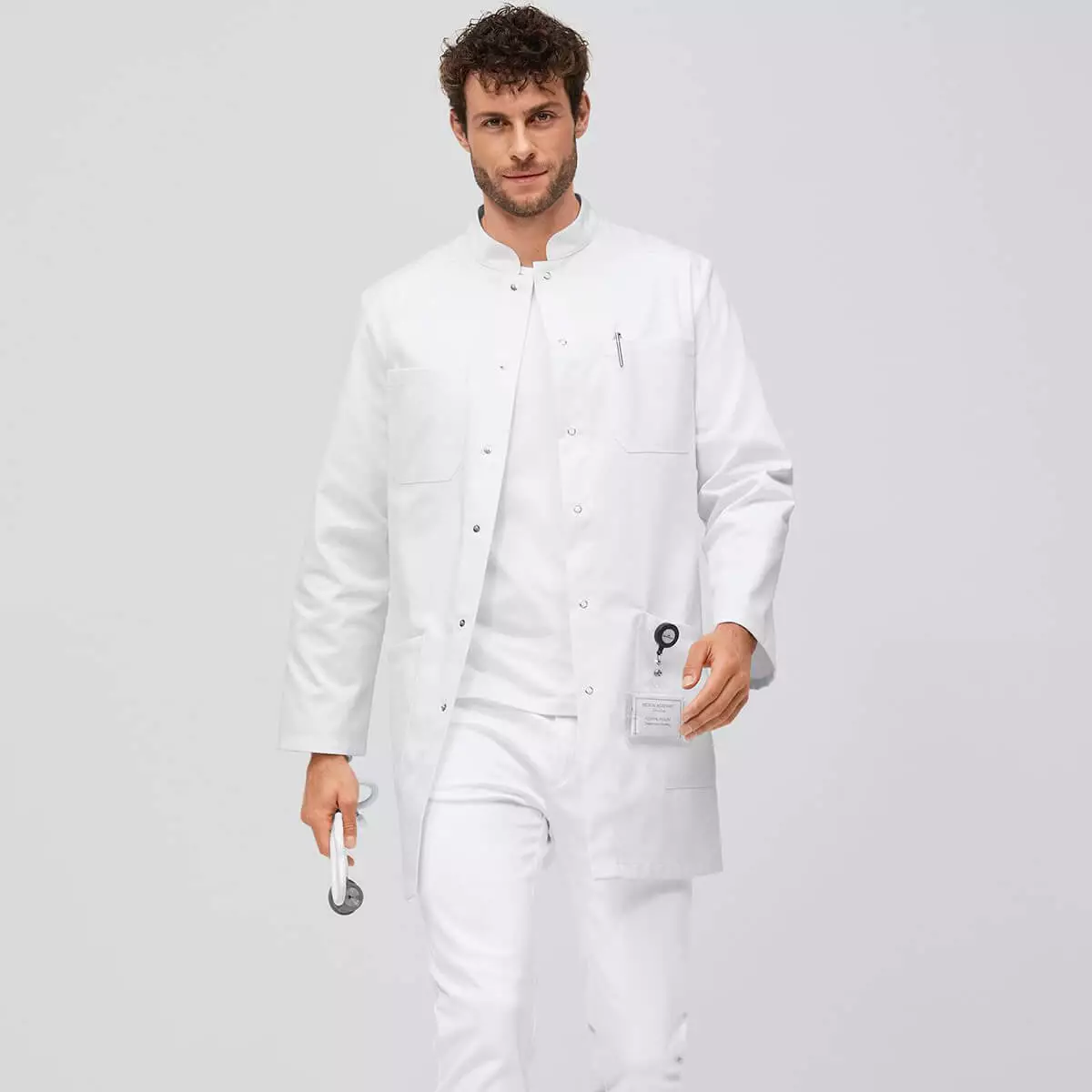  Doktersjas / labjas voor heren, wit